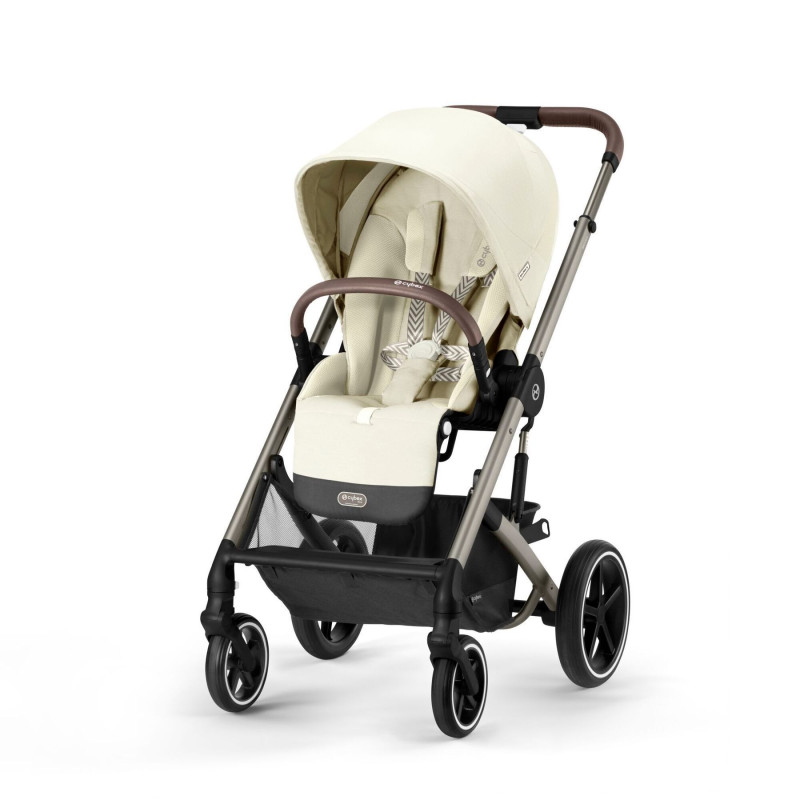 Коляска Cybex Balios S Lux TPE Seashell Beige (з бампером)