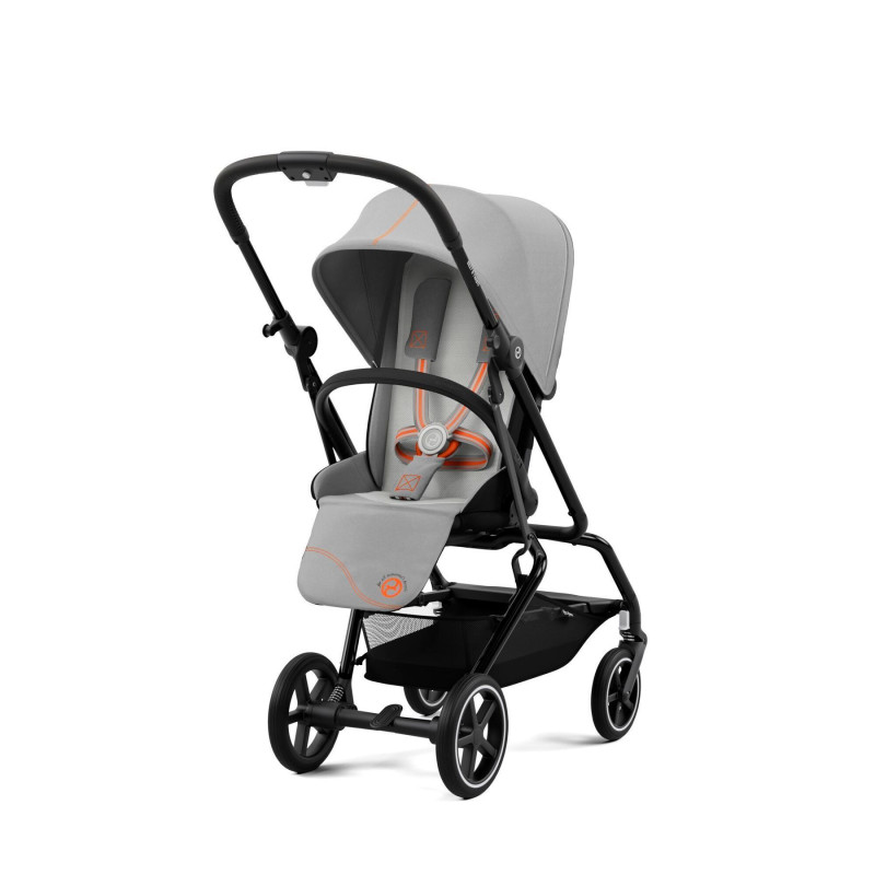 Коляска Cybex Eezy S Twist+ 2 BLK Lava Grey (з бампером)