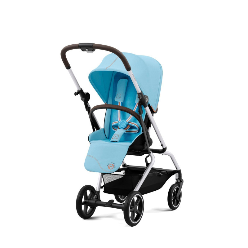 Коляска Cybex Eezy S Twist+ 2 SLV Beach Blue (з бампером)