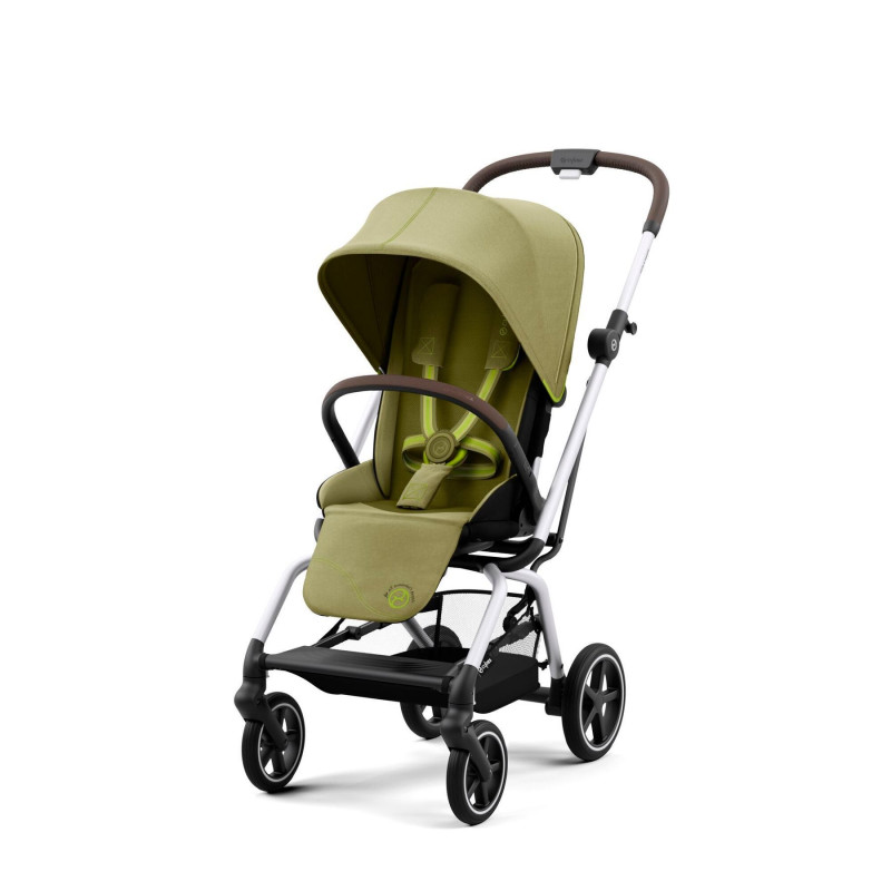 Коляска Cybex Eezy S Twist+ 2 SLV Nature Green (з бампером)