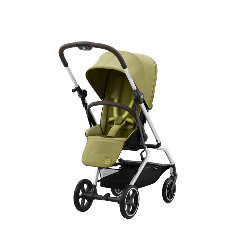 Коляска Cybex Eezy S Twist+ 2 SLV Nature Green (з бампером)