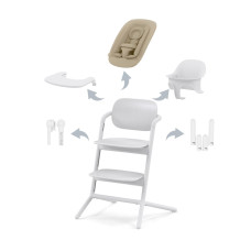 Стілець Cybex Lemo 4в1 All White
