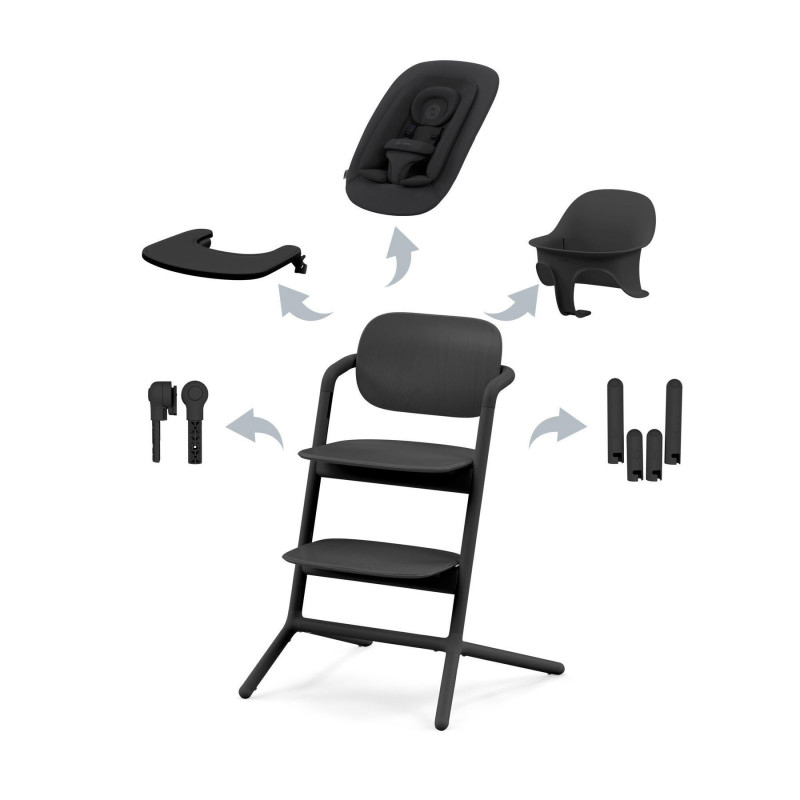 Стілець Cybex Lemo 4в1 Stunning Black