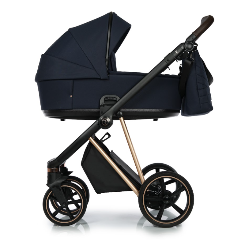 Коляска Roan Ivi Mystic Blue Rose Gold
