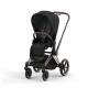 Коляска 2 в 1 Cybex Priam 2023 Rose Gold Sepia black