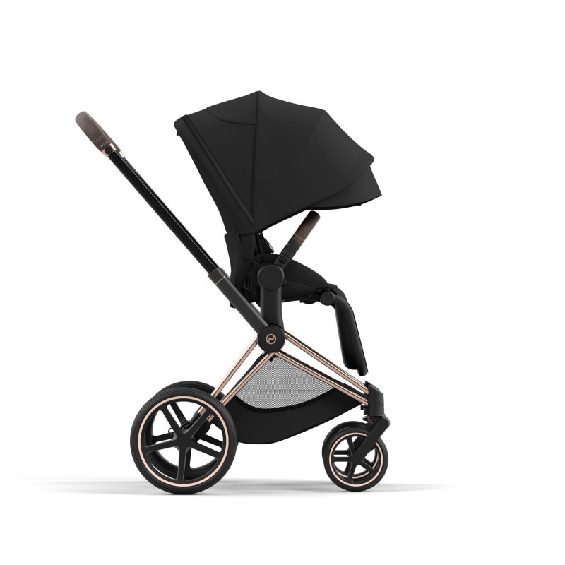 Коляска 2 в 1 Cybex Priam 2023 Rose Gold Sepia black