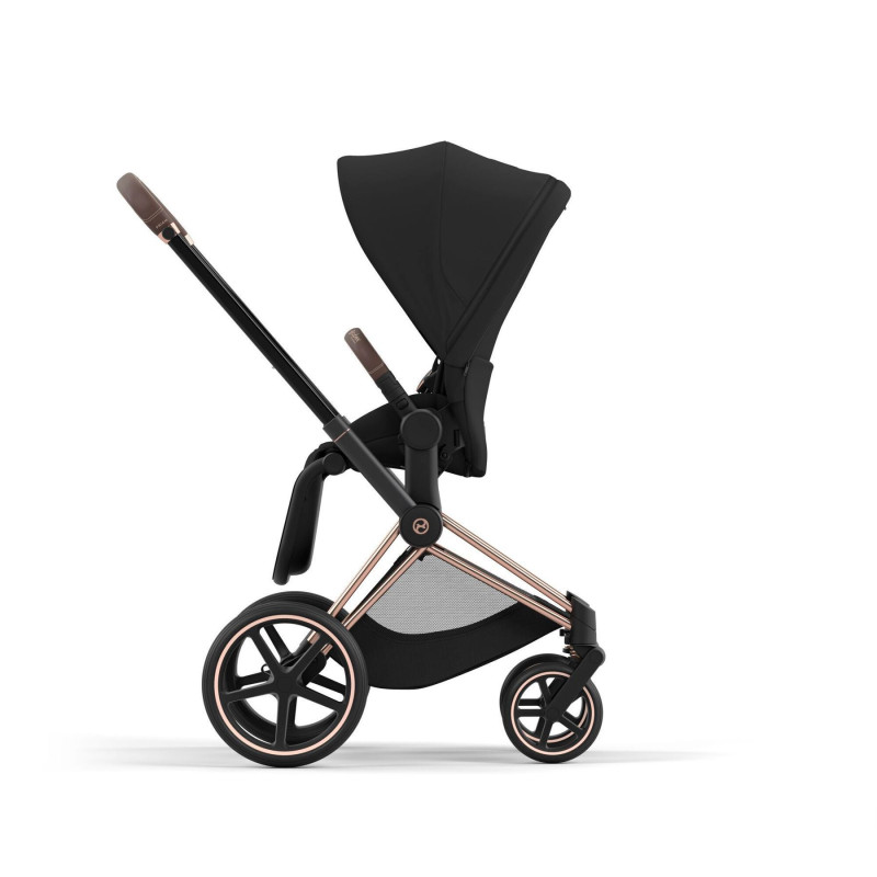 Коляска 2 в 1 Cybex Priam 2023 Rose Gold Sepia black