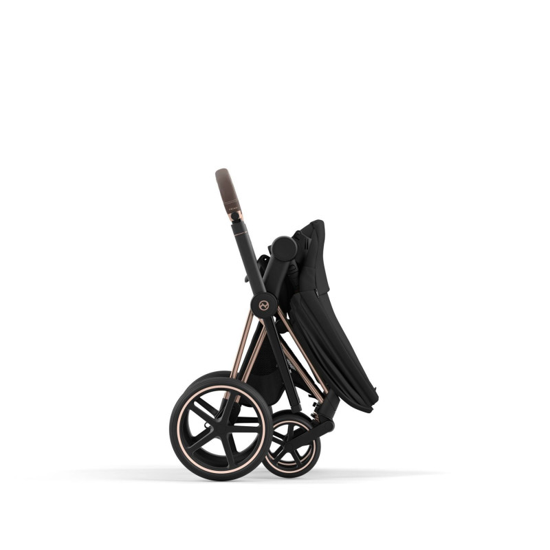 Коляска 2 в 1 Cybex Priam 2023 Rose Gold Sepia black