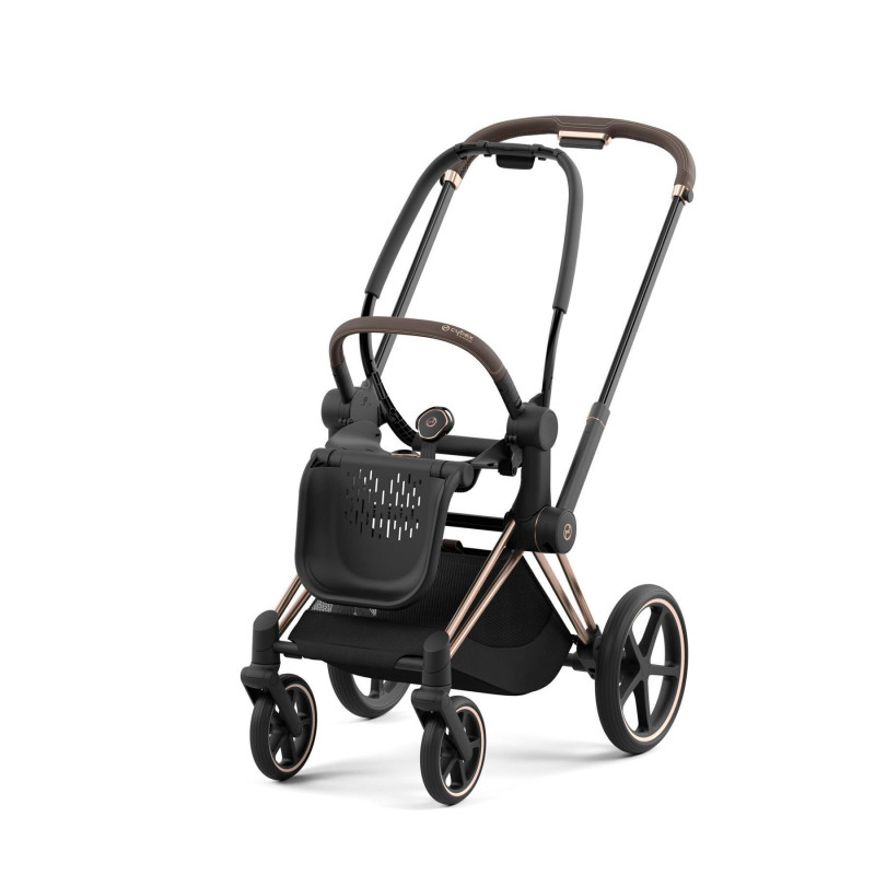 Коляска 2 в 1 Cybex Priam 2023 Rose Gold Sepia black