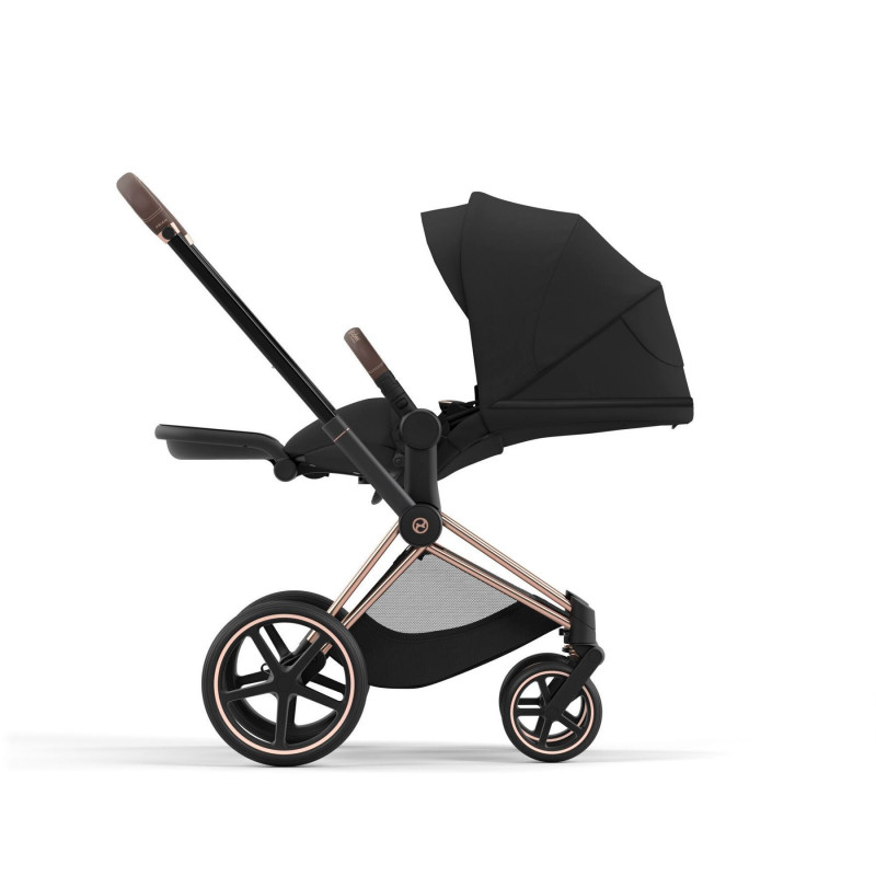 Коляска 2 в 1 Cybex Priam 2023 Rose Gold Sepia black