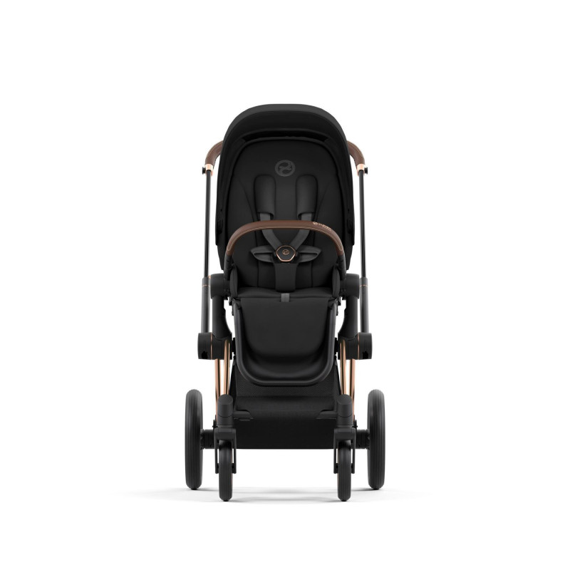 Коляска 2 в 1 Cybex Priam 2023 Rose Gold Sepia black