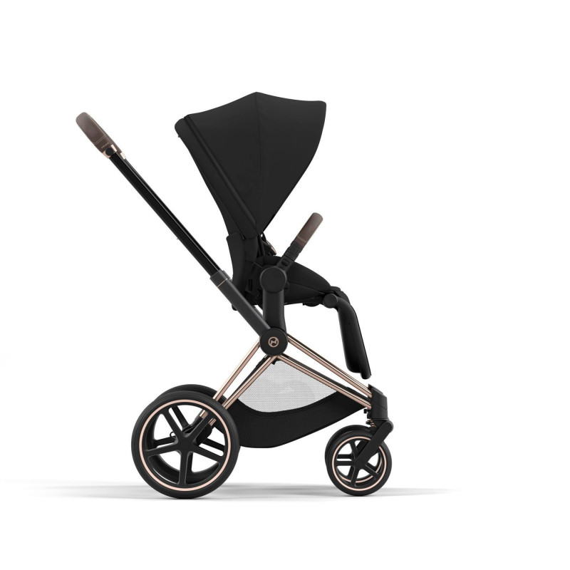 Коляска 2 в 1 Cybex Priam 2023 Rose Gold Sepia black