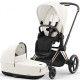 Коляска 2 в 1 Cybex Priam 4.0 Rose Gold Off White