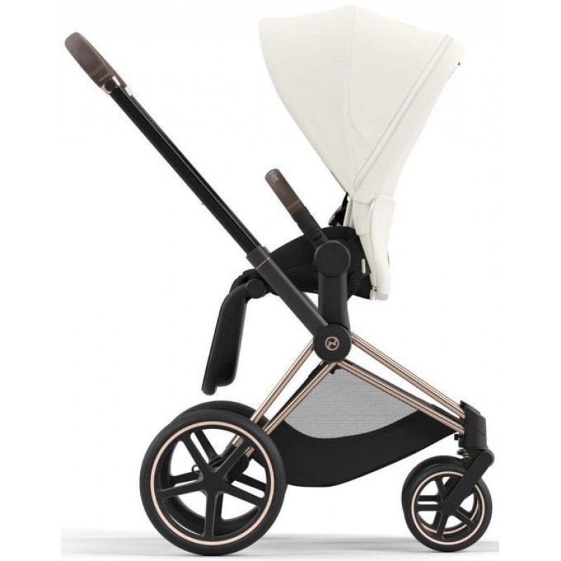 Коляска 2 в 1 Cybex Priam 4.0 Rose Gold Off White