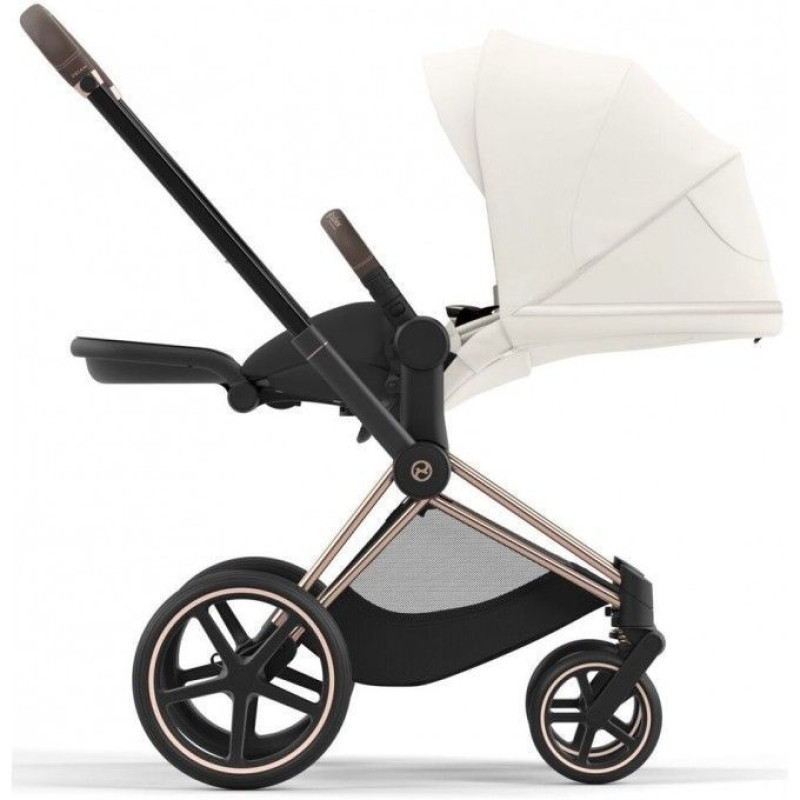 Коляска 2 в 1 Cybex Priam 4.0 Rose Gold Off White