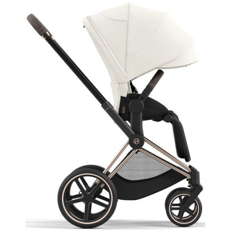 Коляска 2 в 1 Cybex Priam 4.0 Rose Gold Off White