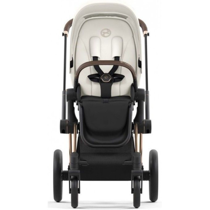 Коляска 2 в 1 Cybex Priam 4.0 Rose Gold Off White