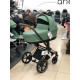 Коляска 2 в 1 Cybex Priam 4.0 Rose Gold Leaf green