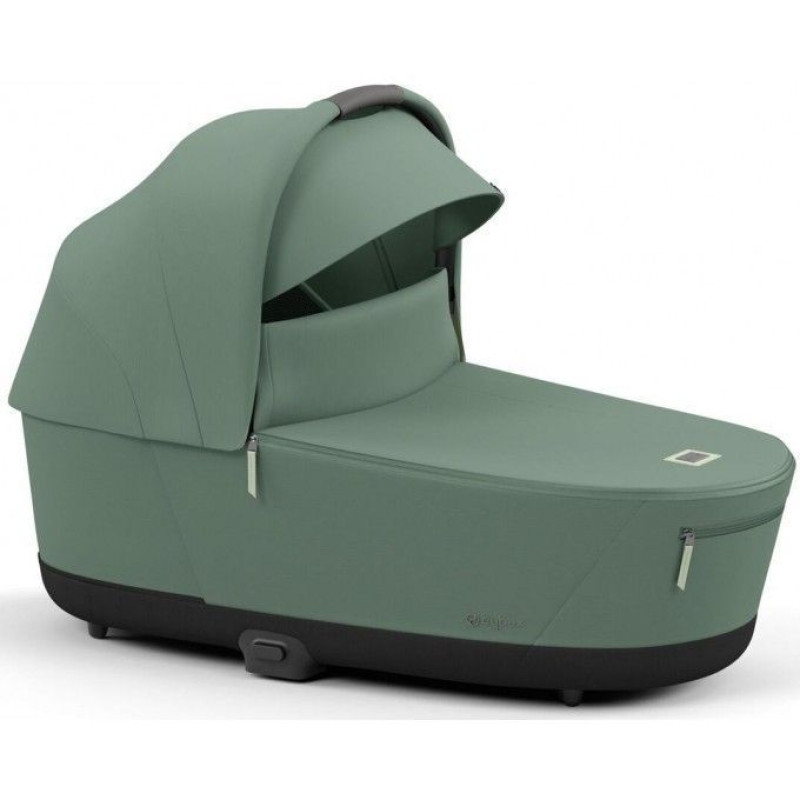 Коляска 2 в 1 Cybex Priam 4.0 Rose Gold Leaf green