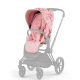 Коляска 2 в 1 Cybex Priam 4.0 Rose Gold Simply Flowers Pink