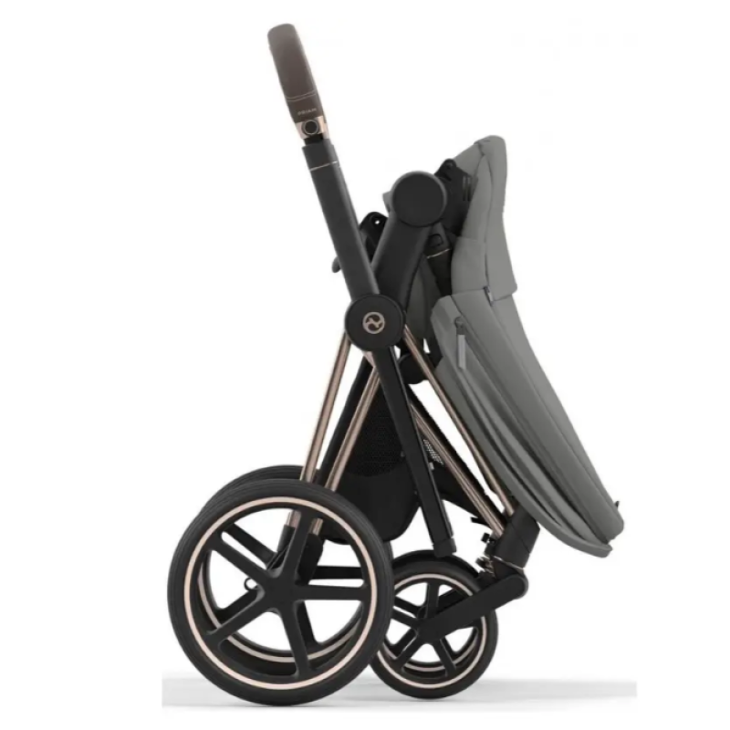 Коляска 2 в 1 Cybex Priam 4.0 Rose Gold Simply Flowers Pink