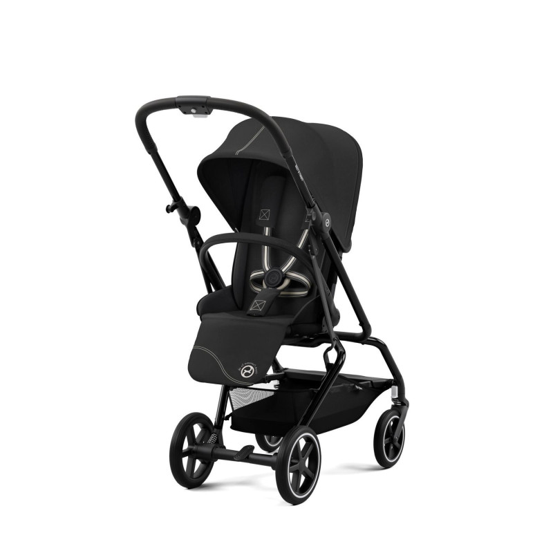 Коляска Cybex Eezy S Twist+ 2 BLK Moon Black (з бампером)