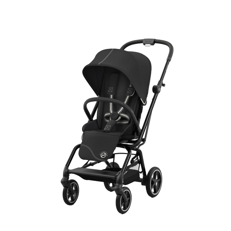 Коляска Cybex Eezy S Twist+ 2 BLK Moon Black (з бампером)