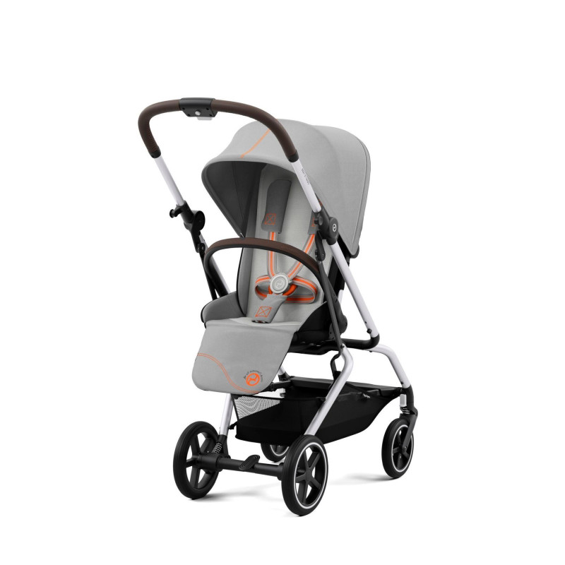 Коляска Cybex Eezy S Twist+ 2 SLV Lava Grey (з бампером)