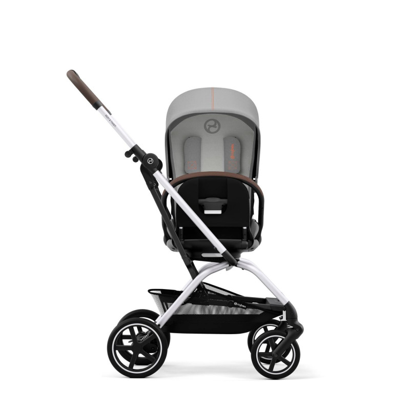 Коляска Cybex Eezy S Twist+ 2 SLV Lava Grey (з бампером)