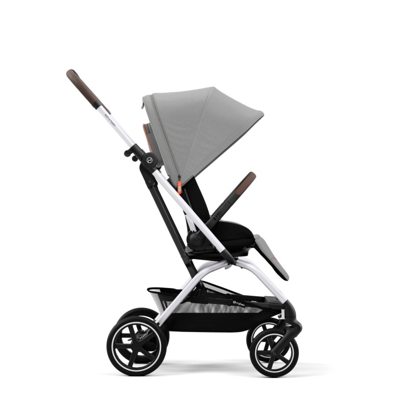 Коляска Cybex Eezy S Twist+ 2 SLV Lava Grey (з бампером)