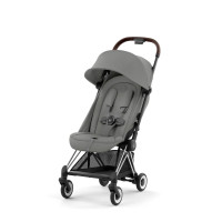 Коляска Cybex Coya Chrome Dark Brown Mirage Grey