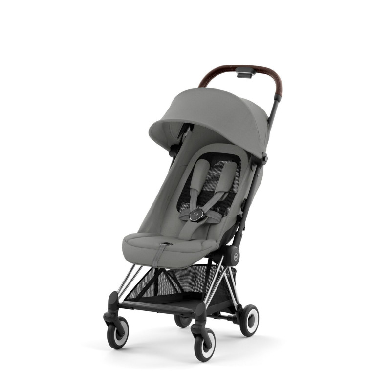 Коляска Cybex Coya Chrome Dark Brown Mirage Grey