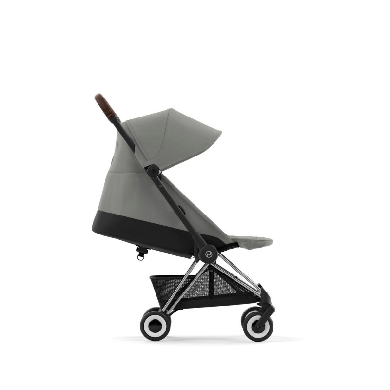 Коляска Cybex Coya Chrome Dark Brown Mirage Grey