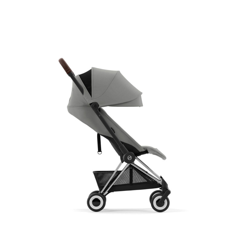 Коляска Cybex Coya Chrome Dark Brown Mirage Grey
