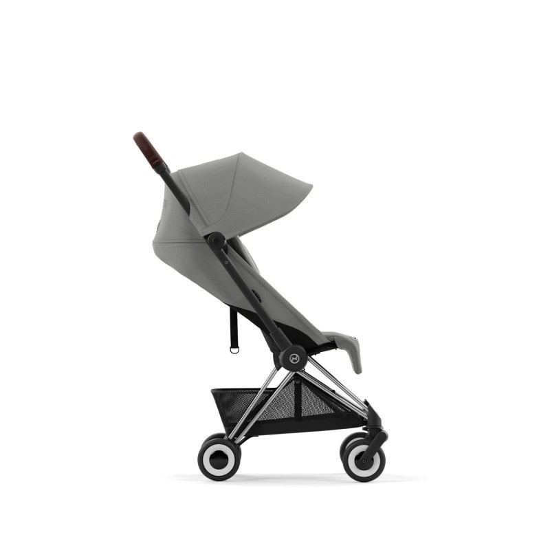 Коляска Cybex Coya Chrome Dark Brown Mirage Grey