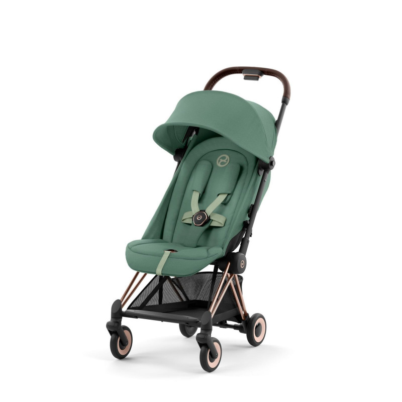 Коляска Cybex Coya Rosegold Leaf Green