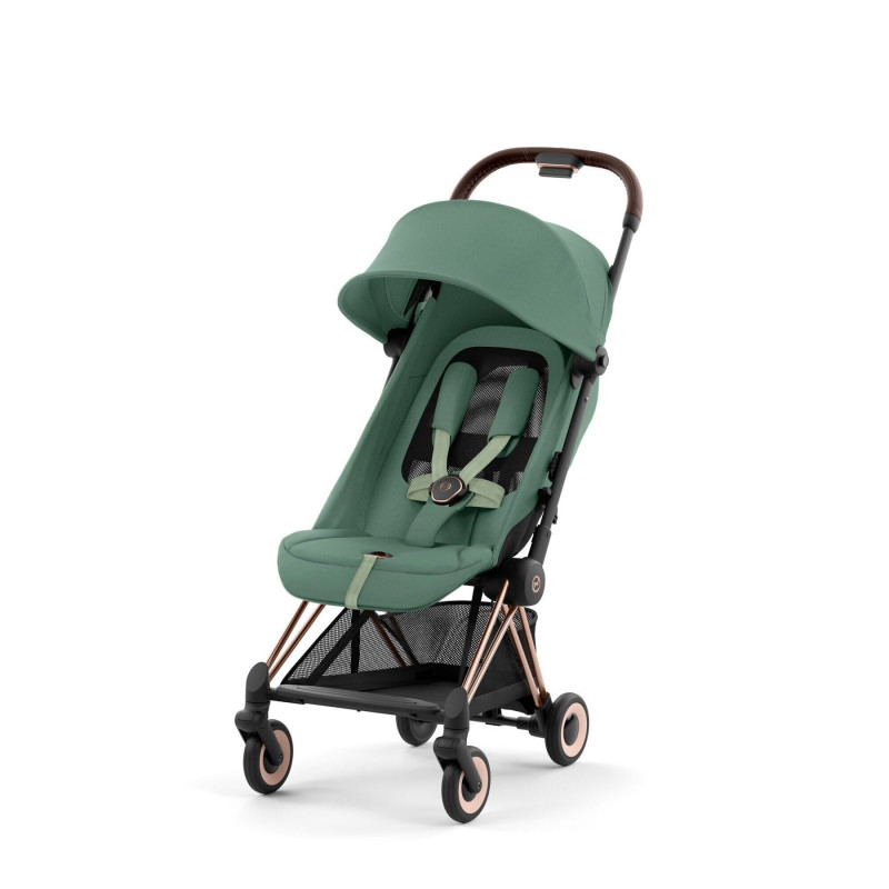 Коляска Cybex Coya Rosegold Leaf Green