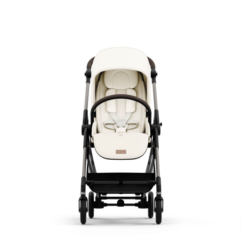 Коляска Cybex Melio Cotton White (з бампером)
