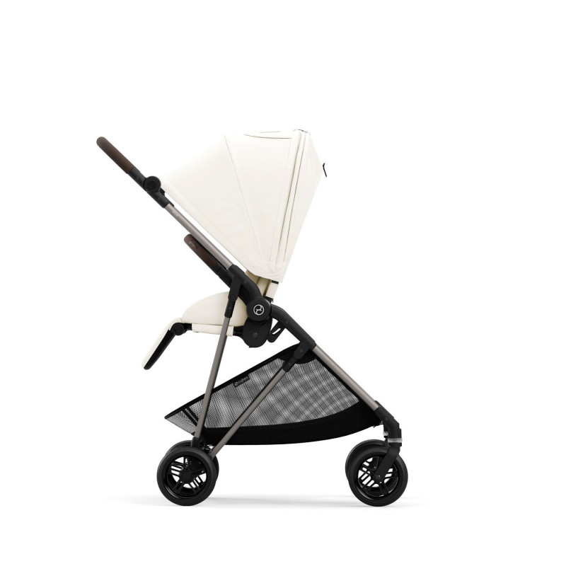 Коляска Cybex Melio Cotton White (з бампером)