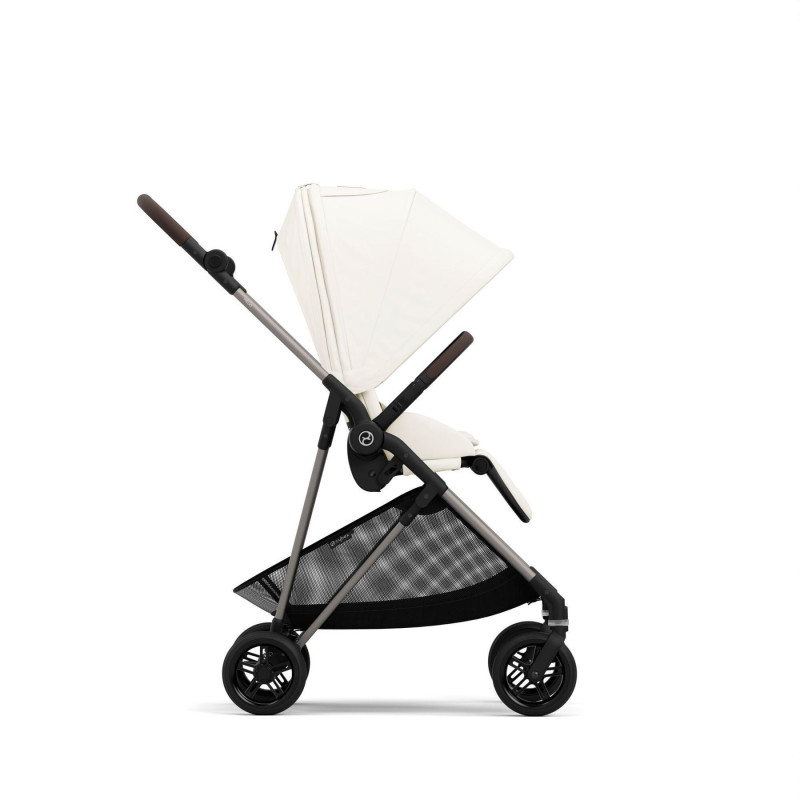 Коляска Cybex Melio Cotton White (з бампером)