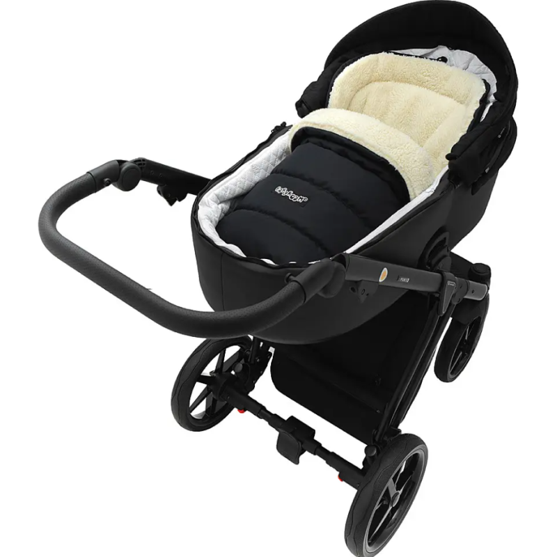 Зимовий конверт Babyroom Wool N-20 black чорний