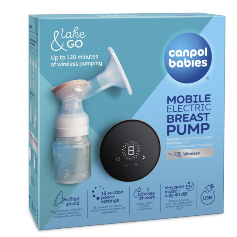 Canpol babies Молоковідсмоктувач мобільний електричний Take&Go