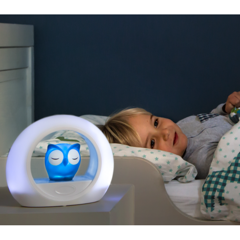 Лу Совеня нічник зі звуковою активацією (синій)