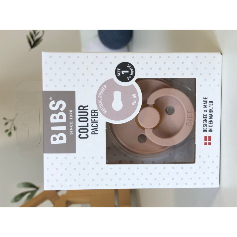 Пустушка Bibs Colour Latex Blush розмір 3