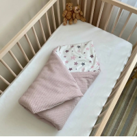 Плед- конверт з ковдрою Маленька Соня Baby Dream Stars рожевий