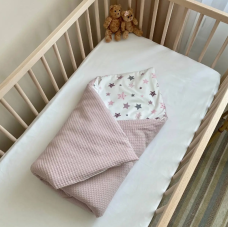 Плед- конверт з ковдрою Маленька Соня Baby Dream Stars рожевий