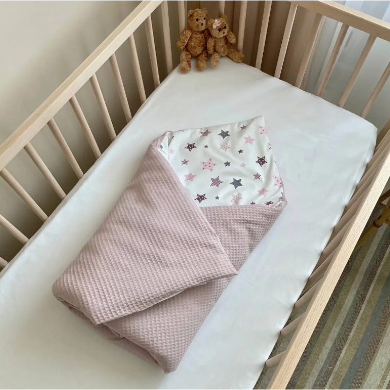 Плед- конверт з ковдрою Маленька Соня Baby Dream Stars рожевий