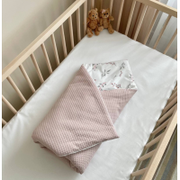 Плед- конверт з ковдрою Маленька Соня Baby Dream Гілочки котики пудра