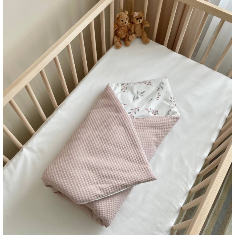Плед- конверт з ковдрою Маленька Соня Baby Dream Гілочки котики пудра