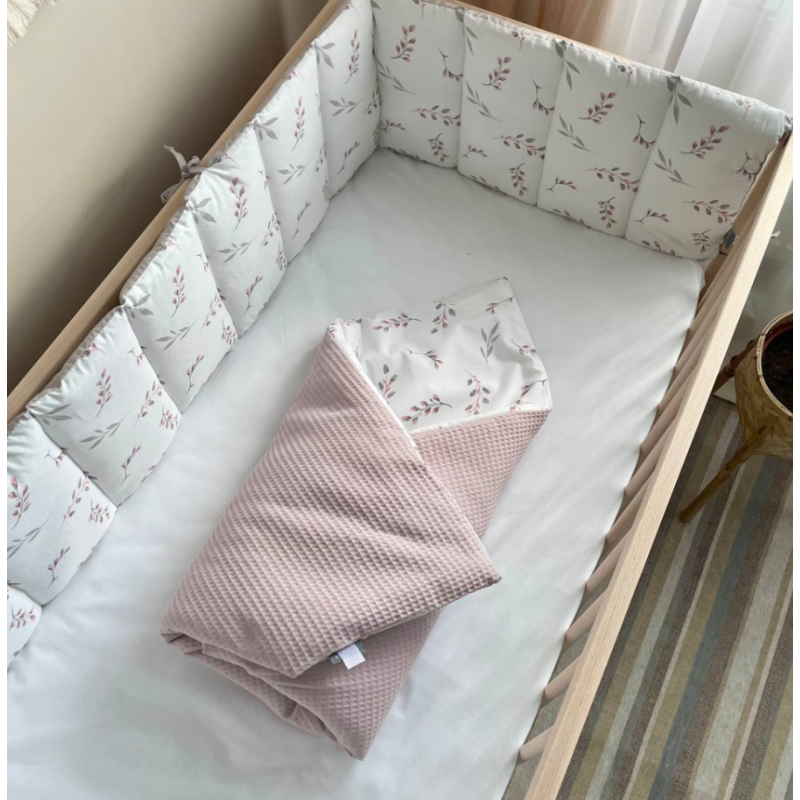Плед- конверт з ковдрою Маленька Соня Baby Dream Гілочки котики пудра